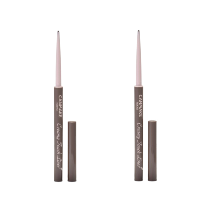 CANMAKE - Creamy Touch Liner - 0.08g - 02 Medium Brown (2ea) Set von CANMAKE