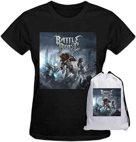 Battle Beast Battle Beast Men T Shirts Round Neck Black L Battle Beast Battle Beast Men T Shirts Round Neck Black L von CANOEING