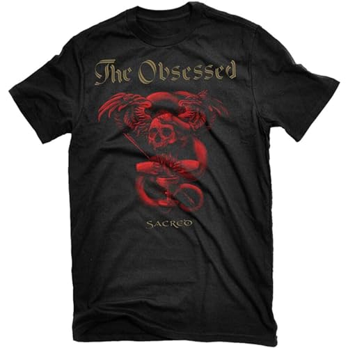 Men's The Obsessed Sacred T-Shirt New! Relapse Records Black L von CANOEING