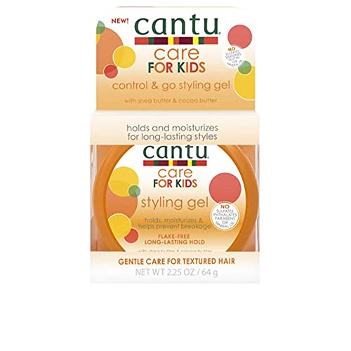 CANTU - Kinder Styling Gel - Feuchtigkeitsspendend - Sanfter Blütenduft - 64 gr von CANTU