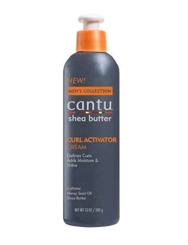 CANTU - Sheabutter-Lockenaktivierungscreme für Männer - Für definierte und gepflegte Locken - Feuchtigkeitsspendend - 295 g - Mehrfarbig - von CANTU