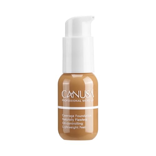 Canusa Flüssige Grundierung mit weichem, mattem Finish, leicht, natürlich makelloses Gesichts-Make-up für Mischhaut und fettige Haut, langanhaltende volle Abdeckung mit mattem Finish, 30 ml, (C2c Canusa Flüssige Grundierung mit weichem, mattem Finish, leicht, natürlich makelloses Gesichts-Make-up für Mischhaut und fettige Haut, langanhaltende volle Abdeckung mit mattem Finish, 30 ml, (C2c von CANUSA