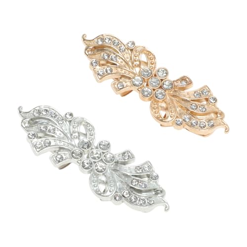 CAPASTEC Cardigan Clip, Stilvoll Und Praktisch, Pullover Clips, Kragennadel, Pullover Clips, Halten Ihr Outfit An Ort Und Stelle, Silberton, Goldton, 2 Stück von CAPASTEC