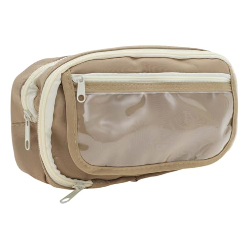 CAPASTEC Federmäppchen, Flip-Cover-Federtasche, Federmäppchen-Organizer, Tragbare Schreibtasche Für Büro-Organizer, Kaffeefarbe CAPASTEC Federmäppchen, Flip-Cover-Federtasche, Federmäppchen-Organizer, Tragbare Schreibtasche Für Büro-Organizer, Kaffeefarbe von CAPASTEC