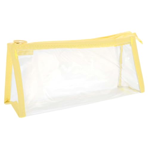 CAPASTEC Federmäppchen, Transparente Federtasche, Federmäppchen Organizer, Tragbare Schreibtasche Für Büroorganizer, Gelb CAPASTEC Federmäppchen, Transparente Federtasche, Federmäppchen Organizer, Tragbare Schreibtasche Für Büroorganizer, Gelb von CAPASTEC