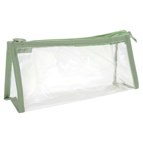 CAPASTEC Federmäppchen, Transparente Federtasche, Federmäppchen-Organizer, Tragbare Schreibwarentasche Für Büro-Organizer, Grün von CAPASTEC