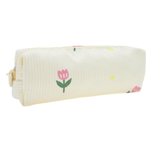 CAPASTEC Federmäppchen Tulpenmuster Federtasche Federmäppchen-Organizer Tragbare Schreibwarentasche Für Büro-Organizer Aprikose CAPASTEC Federmäppchen Tulpenmuster Federtasche Federmäppchen-Organizer Tragbare Schreibwarentasche Für Büro-Organizer Aprikose von CAPASTEC