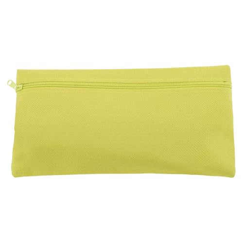 CAPASTEC Federmäppchen aus Segeltuch mit großer Kapazität, Schreibwaren-Stiftetasche fürs Büro, Gelb von CAPASTEC