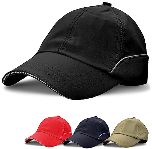 CAPCOOL Baseball Cap Herren Damen [100% UV-Schutz] verstellbar Kappe Unisex atmungsaktiv einfarbig Sommer/Winter Basecap Versch. Größen/Farben von CAPCOOL