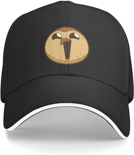 Baseballkappe Hip-Hop Sonnenhut Hooty The Owl House Baseball Cap Black Icon Damen Cap Herren von CAPHATMC