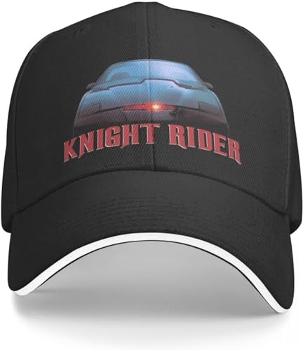 Baseballkappe Hip Hop Sonnenhut KITT – Knight Rider Baseballkappe Snapback Cap Snap Back Hut Mode Strand Western Hüte Hut Damen Herren von CAPHATMC