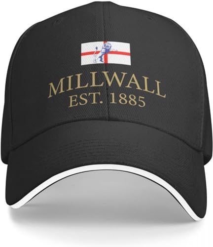 Baseballkappe Hip Hop Sonnenhut Millwall 1885 Baseballkappe Strandhut Strandtasche Golfhut Strandhut Mann Damen von CAPHATMC