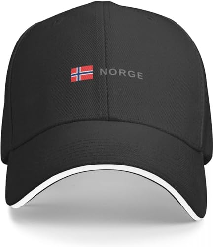 Baseballkappe Hip-Hop Sonnenhut Norge | Norwegen Baseball Cap Luxus Cap Bergsteigen Männer Cap Luxus Damen von CAPHATMC