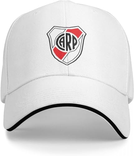 Baseballkappe Hip Hop Sonnenhut River Plate Cap Baseball Cap Streetwear Cap für Männer Frauen Geburtstagsgeschenk von CAPHATMC