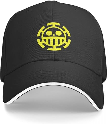 Baseballkappe Hip Hop Sonnenhut Trafalgar Law Skull Cap Baseball Cap Luxus Cap Hut Herren Hut Frauen Geburtstagsgeschenk von CAPHATMC