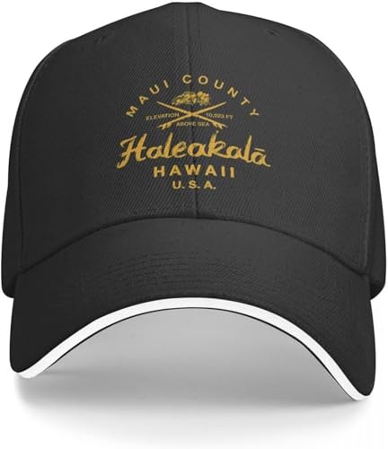 Baseballmütze Hip Hop Sonnenhut Haleakala Summit Maui Hawaii Vintage Mütze Baseballmütze Winter Damen Strandmode Herren Geburtstagsgeschenk von CAPHATMC