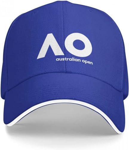 CAPHATMC Baseballkappe Hiphop Sonnenhut Australian Open AO Baseballkappe Luxus Herrenhut Snapback Cap Bergsteigen Sonnenhüte für Damen Herren von CAPHATMC