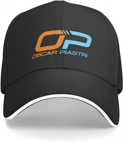 CAPHATMC Baseballkappe Hiphop Sonnenhut Oscar Piastri Logo Baseballkappe Sonnenhut Neu in Hutkappe Damen Herren von CAPHATMC
