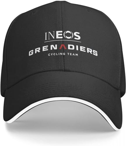 CAPHATMC Baseballkappe Hiphop Sonnenhut Team Ineos Grenadier Pro Cycling Team Baseball Cap Golf Wild Ball Hut Herren Hüte Damen von CAPHATMC