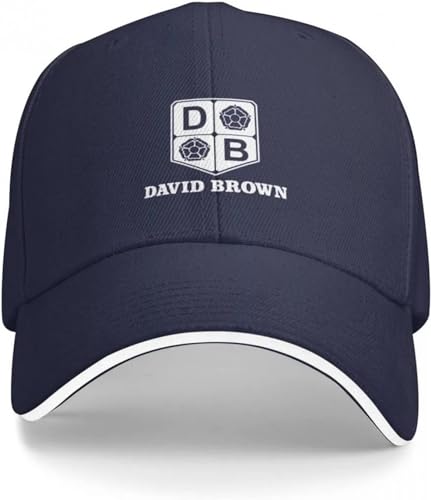 CAPHATMC Baseballkappe Hiphop Sonnenhut Traktor David Brown Logo Baseball Cap Luxus Hut Hut Luxus Hut Herren Hut Damen von CAPHATMC