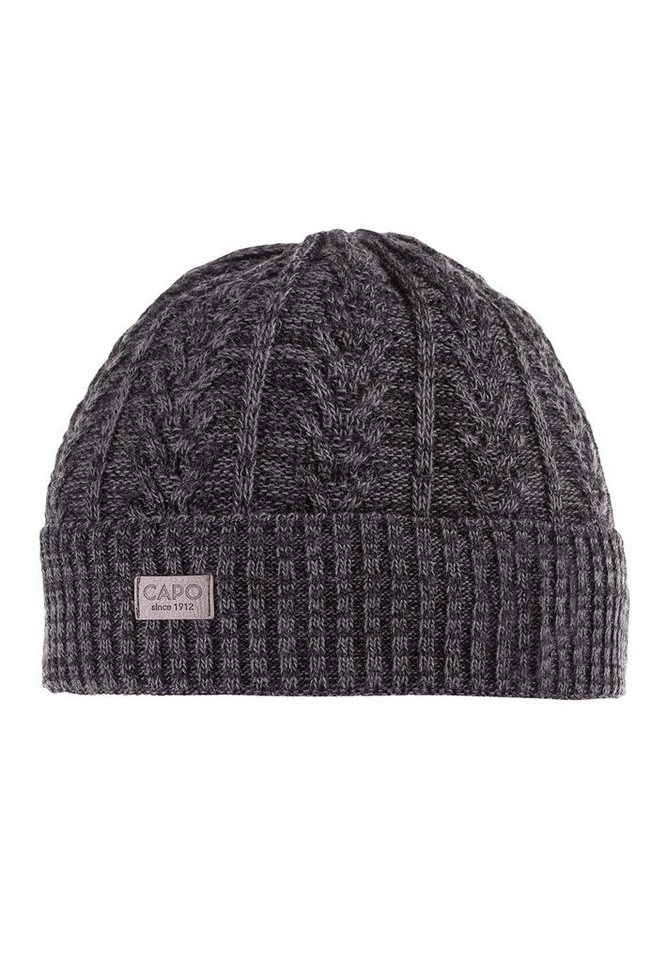 CAPO Beanie CAPO Mütze FIN CAP 80589-001760 Anthrazitgrau von CAPO