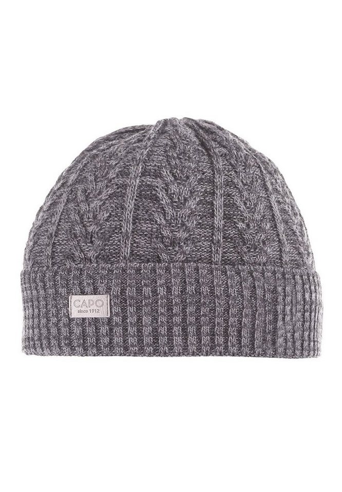 CAPO Beanie CAPO Mütze FIN CAP 80589-001760 Grau von CAPO