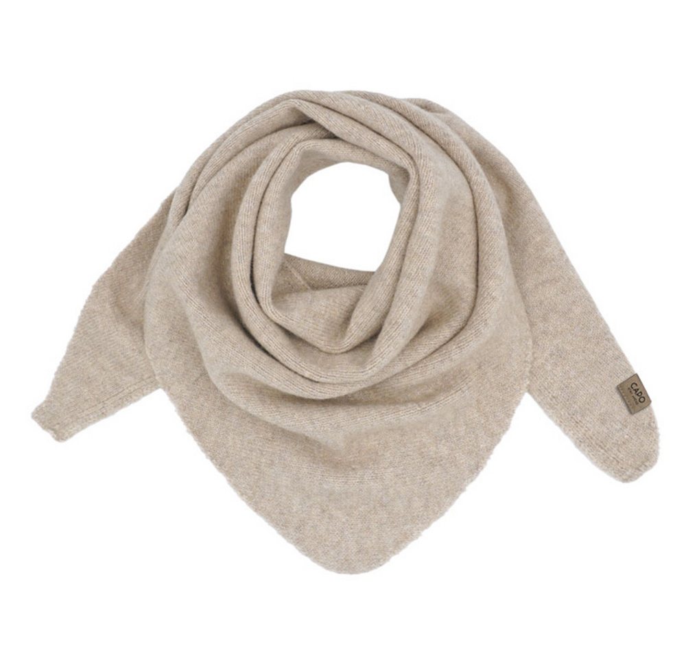 CAPO Dreieckstuch, dezente Melange-Optik, weich, wärmend von CAPO