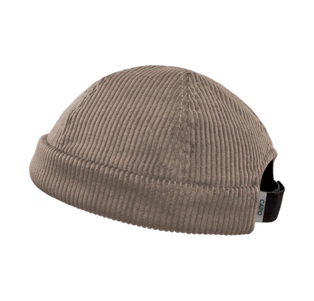 CAPO Fleecemütze Dockercap, Cord, Futter (1-St) CORD von CAPO