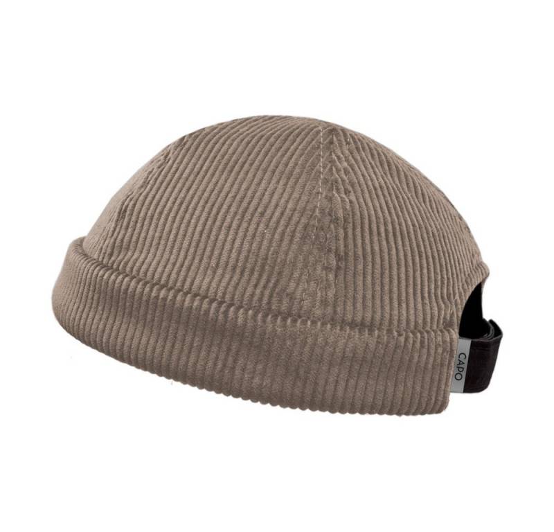 CAPO Fleecemütze Dockercap, Cord, Futter (1-St) CORD von CAPO