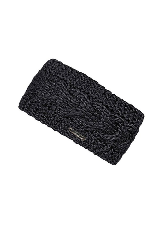 CAPO Stirnband CAPO Mütze FLORA HEADBAND 80489-000660 Schwarz von CAPO