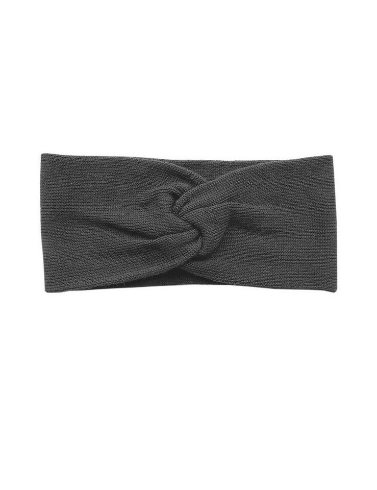 CAPO Stirnband Knotenstirnband, Wolle Strick, doppelt Merino Made in Germany von CAPO