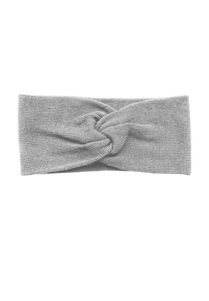 CAPO Stirnband Knotenstirnband, Wolle Strick, doppelt Merino Made in Germany von CAPO