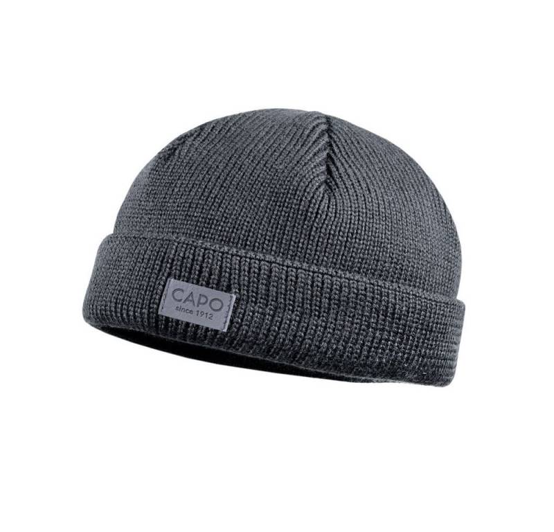 CAPO Strickmütze Strick-Dockercap, Wolle (1-St) Merinowolle von CAPO