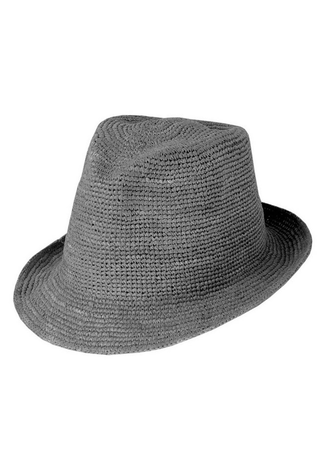 CAPO Strohhut Strohhut, Trilby, uni von CAPO