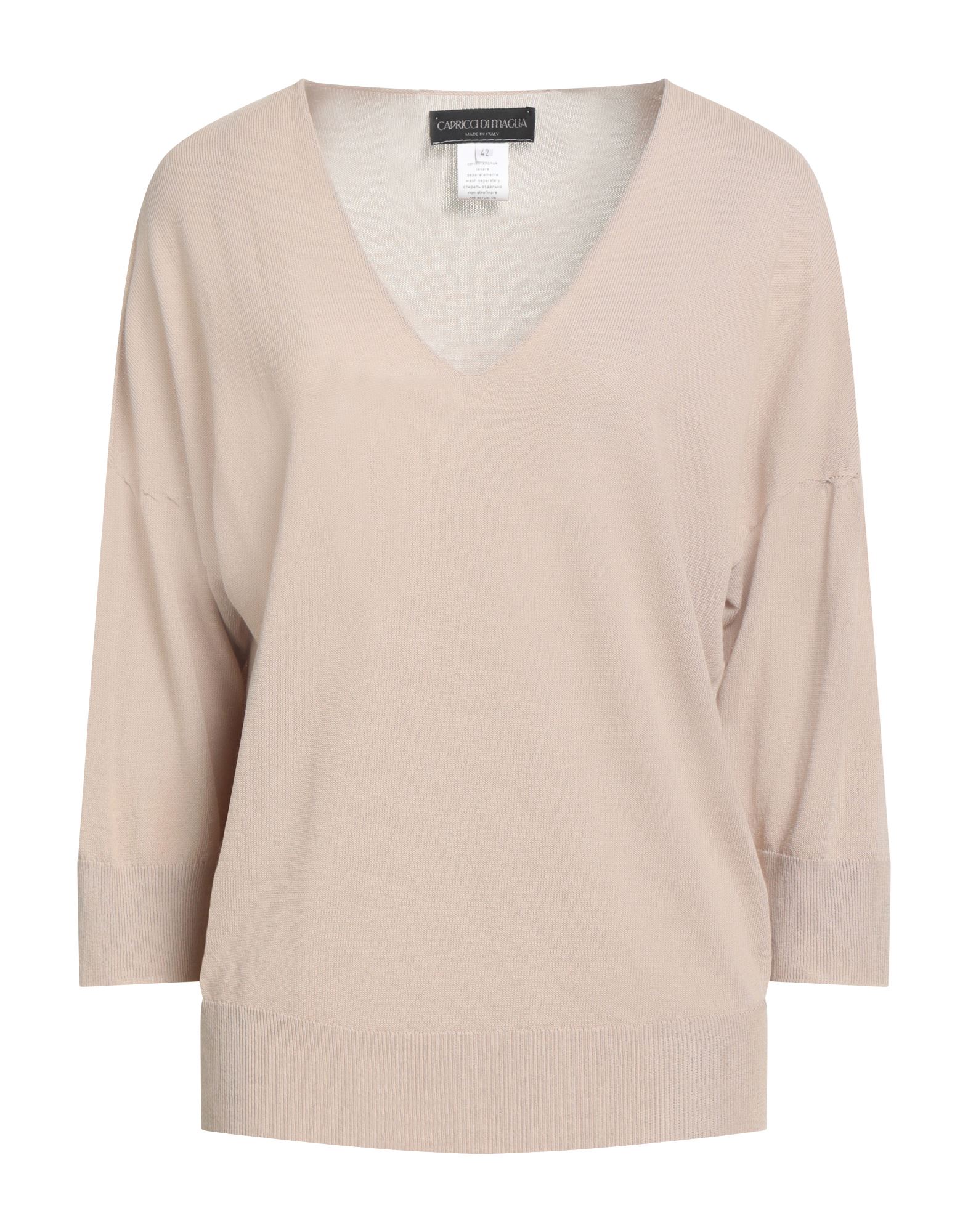 CAPRICCI DI MAGLIA Pullover Damen Sand von CAPRICCI DI MAGLIA