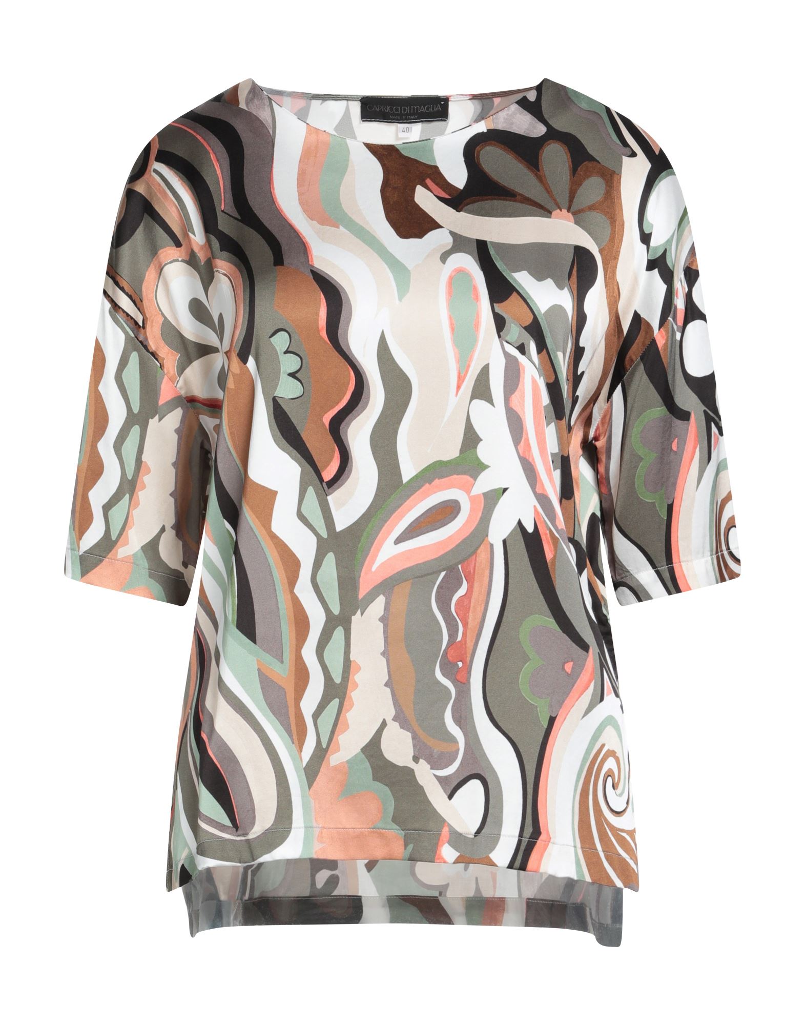 CAPRICCI DI MAGLIA Top Damen Militärgrün von CAPRICCI DI MAGLIA