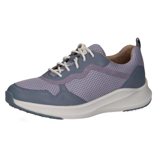 CAPRICE Damen Sneaker flach mit Schnürsenkeln Elegant, Blau (Purple/Jeans), 38 EU CAPRICE Damen Sneaker flach mit Schnürsenkeln Elegant, Blau (Purple/Jeans), 38 EU von CAPRICE