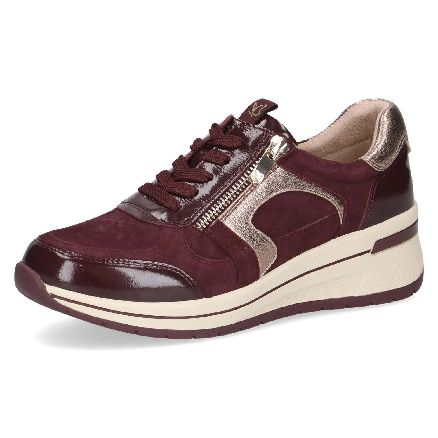 CAPRICE - Da.-Schnürer bordeaux comb - Gr. - 39 von CAPRICE