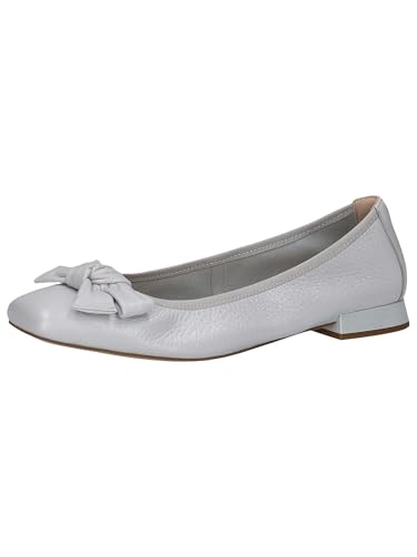CAPRICE Damen Ballerinas aus Leder mit Blockabsatz, Lila (Lt.Blue Pe.Dee), 42 EU von CAPRICE