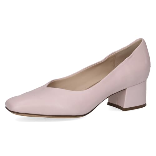 CAPRICE Damen Pumps aus Leder mit Trapezabsatz, Rosa (Lt.Purple Perl), 40 EU von CAPRICE