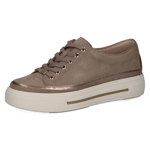 CAPRICE Damen Plateau Sneaker aus Leder zum Schnüren, Braun (Mud Comb), 36.5 EU CAPRICE Damen Plateau Sneaker aus Leder zum Schnüren, Braun (Mud Comb), 36.5 EU von CAPRICE