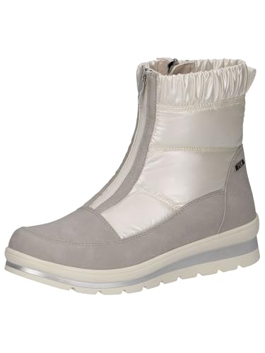 CAPRICE Damen Winterstiefel ohne Absatz Vegan Wasserabweisend, Mehrfarbig (Pearl Comb), 36.5 EU von CAPRICE
