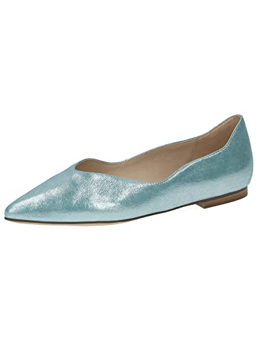 Caprice Damen 9-9-22110-20 Ballerina, Turquoise MET, 39 EU von CAPRICE