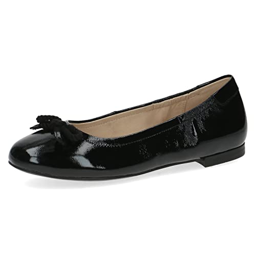 Caprice Damen 9-9-22112-20 Ballerina, Black Naplak, 37 EU von CAPRICE
