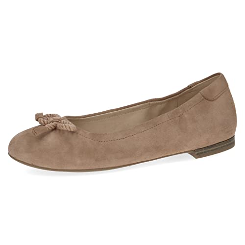 Caprice Damen 9-9-22112-20 Ballerina, Desert Suede, 42 EU von CAPRICE