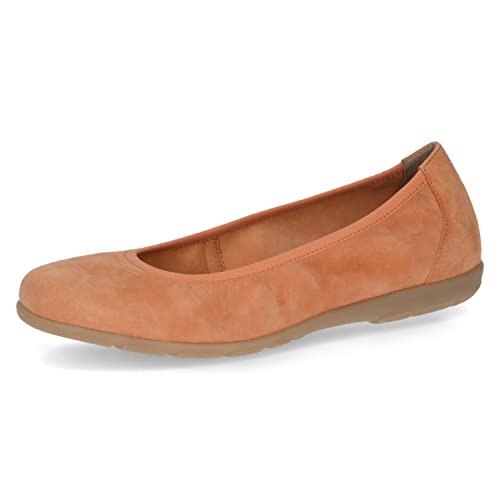 Caprice Damen 9-9-22150-20 Ballerina, ORANGE Suede, 39 EU von CAPRICE