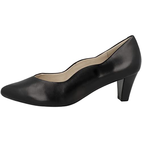 Caprice Damen 9-9-22400-28 Closed-Toe Pumps, BLACK NAPPA, 39 EU von CAPRICE