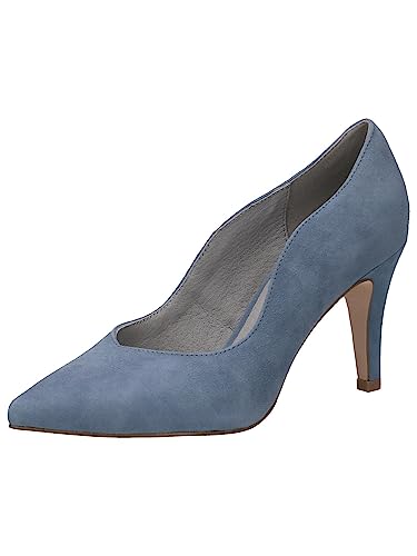 Caprice Damen 9-9-22403-20 Pumps, Blue Suede, 35.5 EU von CAPRICE