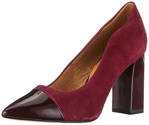 Caprice Damen 9-9-22410-29 Pumps, Bordeaux Comb, 38.5 EU von CAPRICE