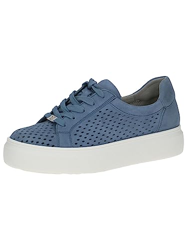 Caprice Damen 9-9-23553-20 Sneaker, Blue Suede, 38 EU von CAPRICE